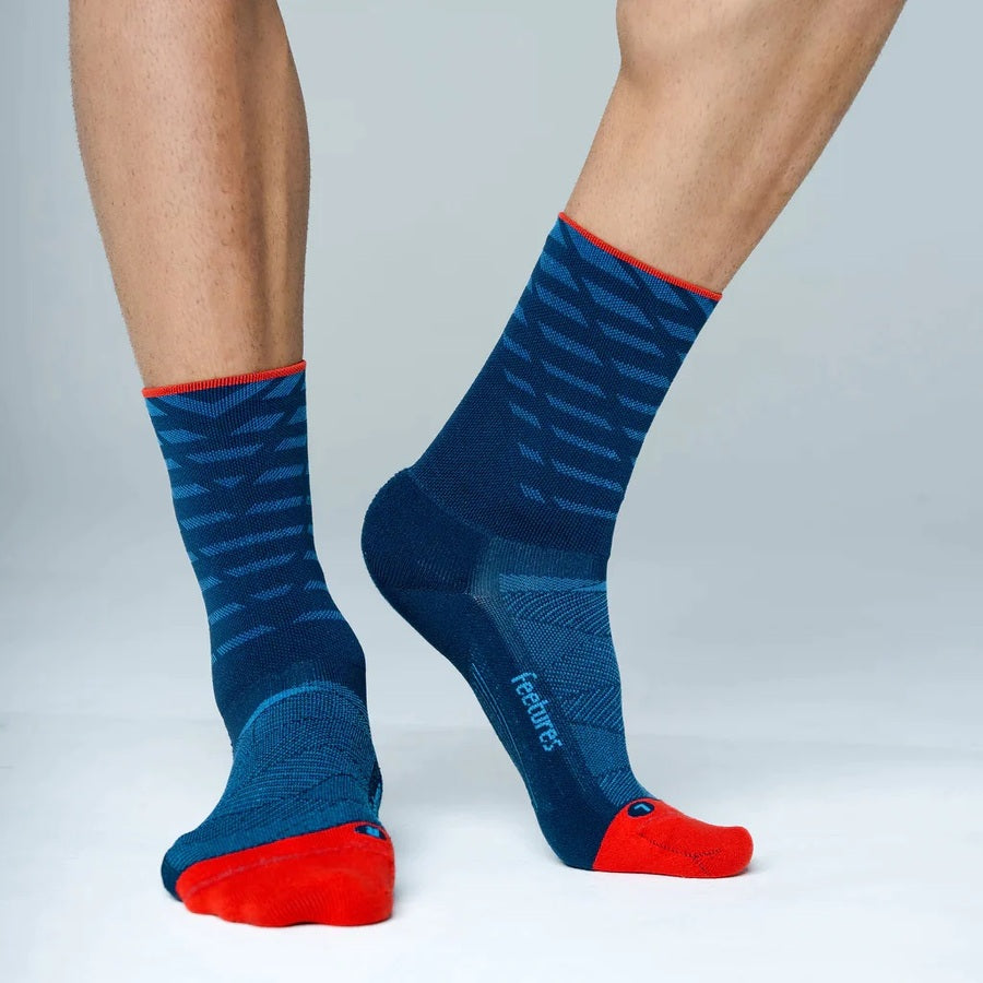 Feetures Elite | Light Cushion | Mini-Crew | Tempo Blue