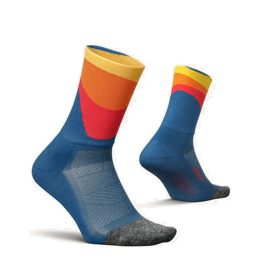 Feetures Elite | Light Cushion | Mini-Crew | Rhythmic Blue