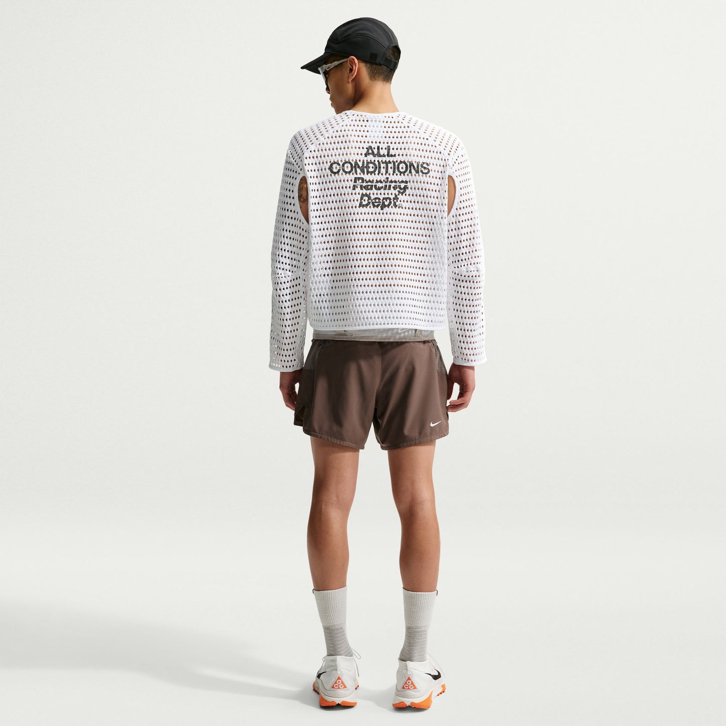 Nike ACG Radical AirFlow NXT Long Sleeve Tee | White / Anthracite | Mens