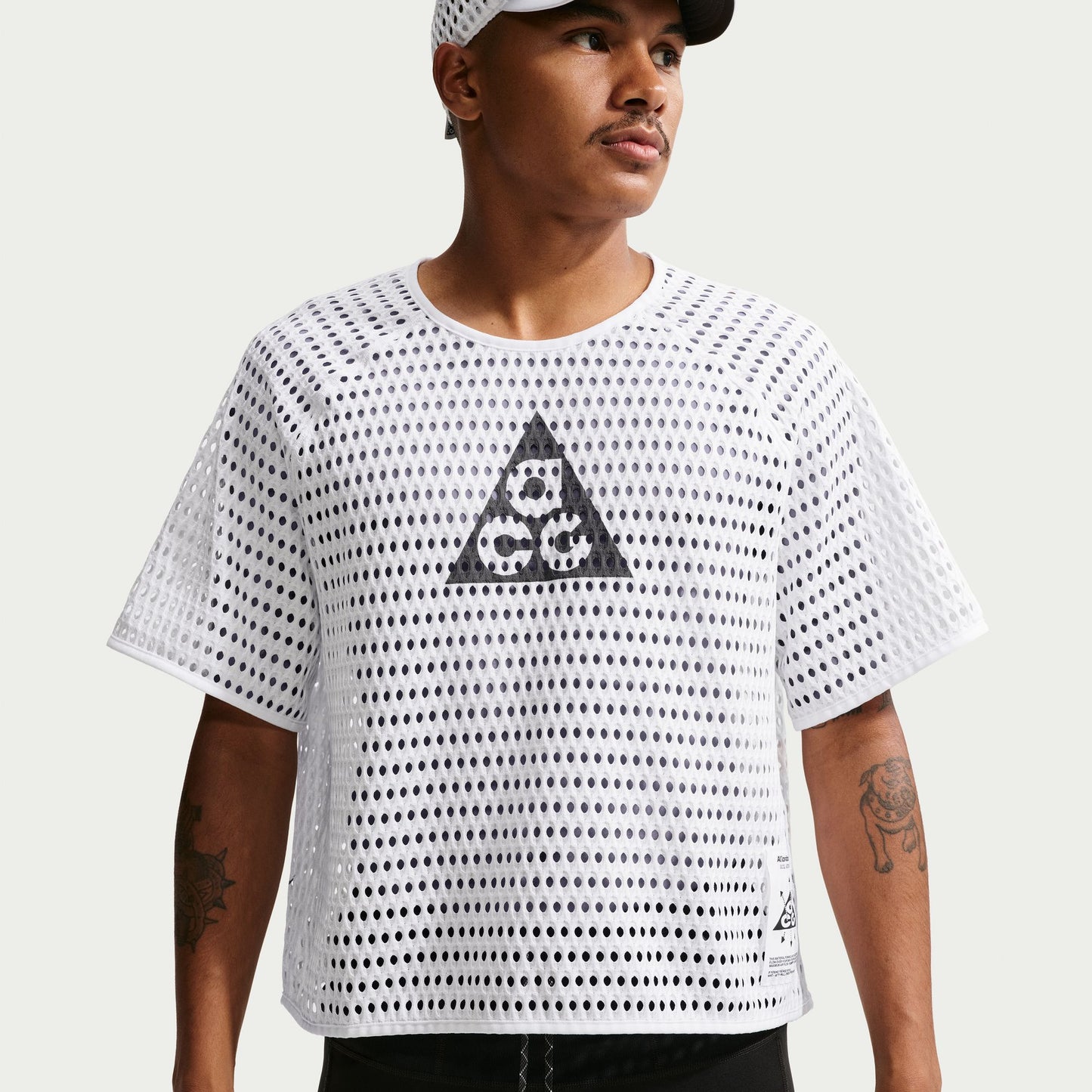 Nike ACG Radical AirFlow Short Sleeve Tee | White / Anthracite | Mens