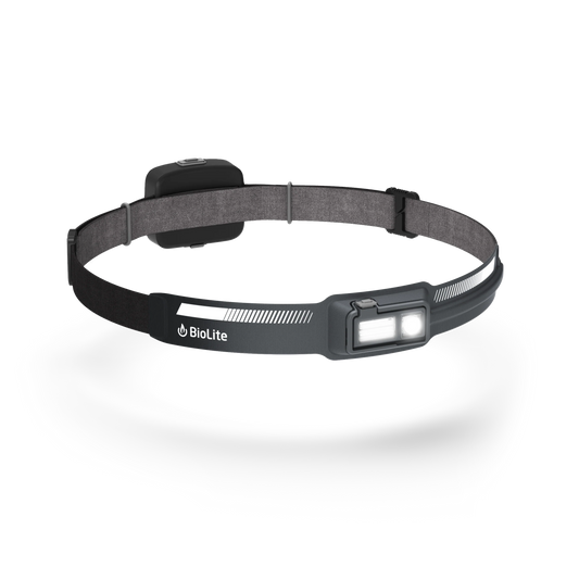 BioLite Dash 450 Rechargeable Headlamp | Midnight Grey