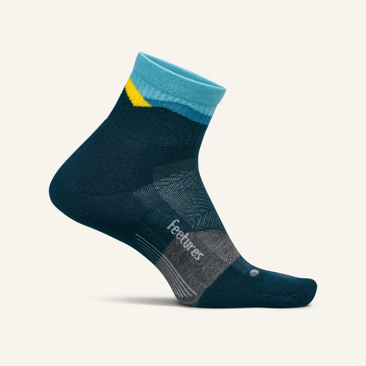 Feetures Trail | Max Cushion | Quarter Length | Mountain High Blue