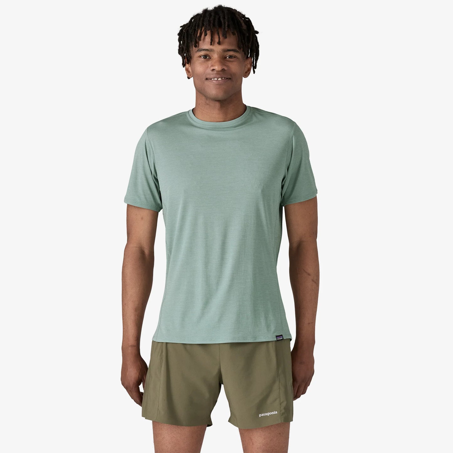 Patagonia Capilene Cool Lightweight Shirt | Thermal Blue / Light Thermal BlueX-Dye | Mens