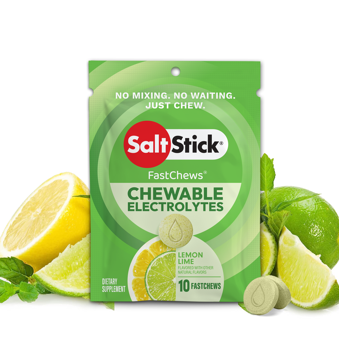 SaltStick Fastchews | Lemon Lime | 10 Pack