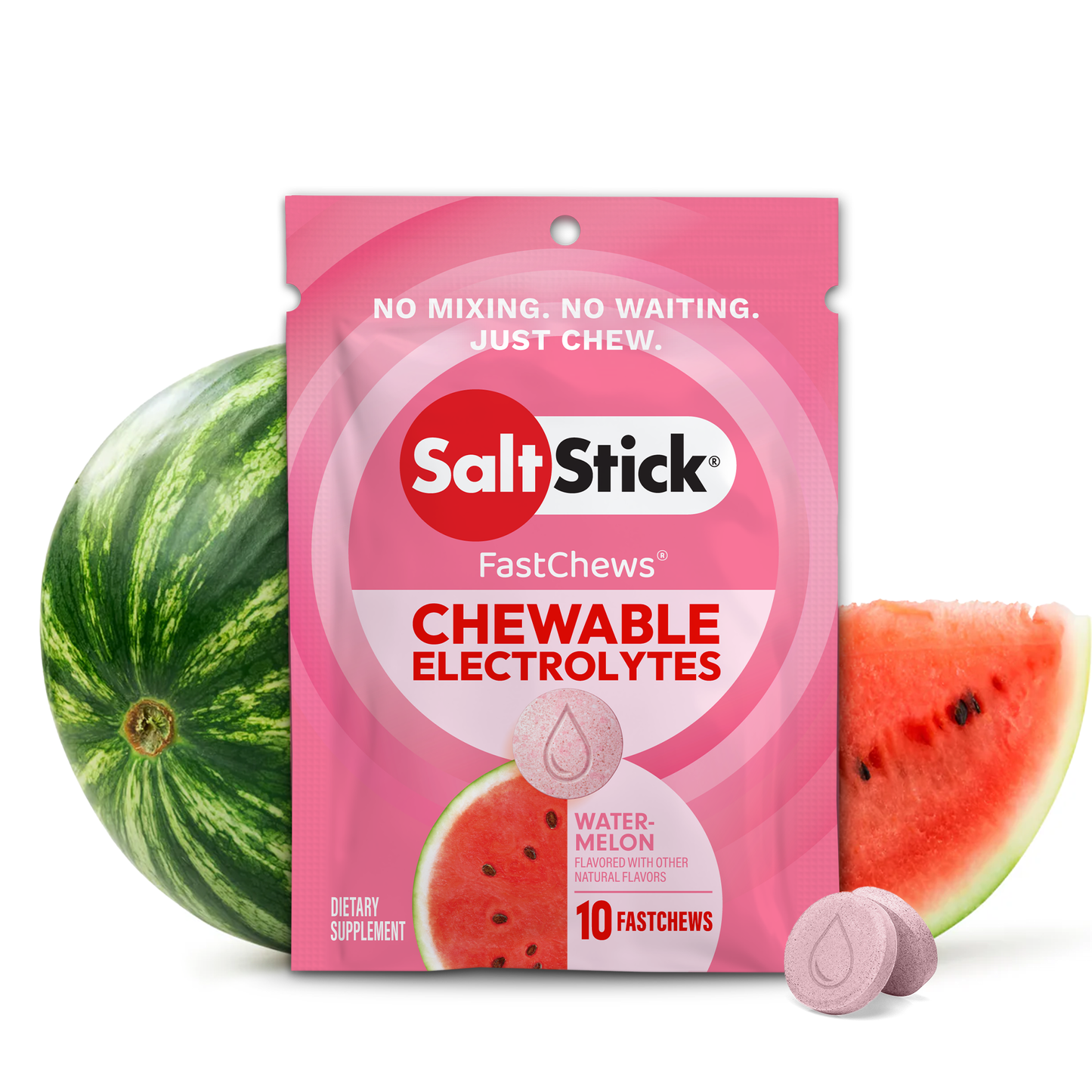 SaltStick FastChews | Watermelon | 10 Pack