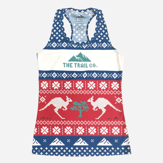 The Trail Co. Fair Isle Christmas Running Singlet | Womens