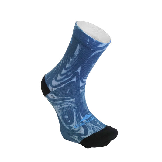 The Trail Co. Running Socks | Smoky Teal Contours