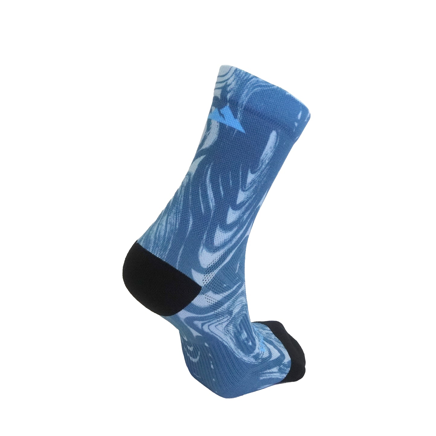 The Trail Co. Running Socks | Smoky Teal Contours