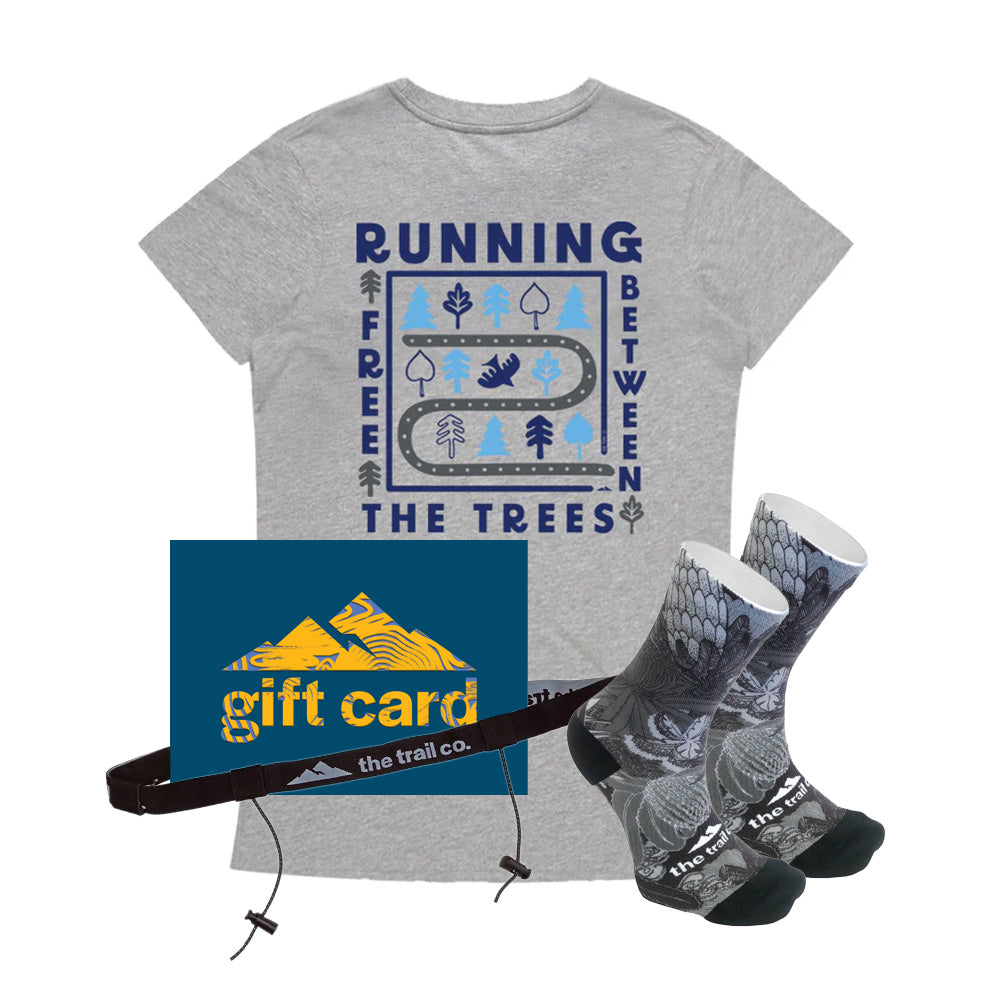 Trail Runner Gift Box Bundle | Grey Running Free | Womens