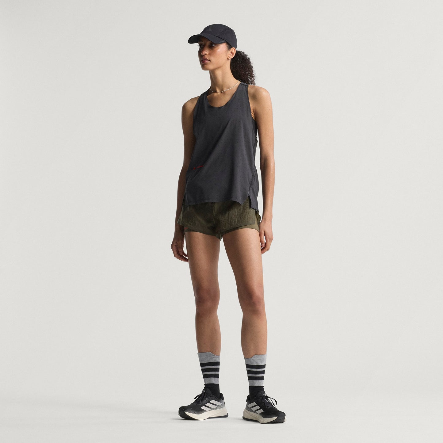 adidas Adi365 H.Koumori Running Singlet | Black | Womens