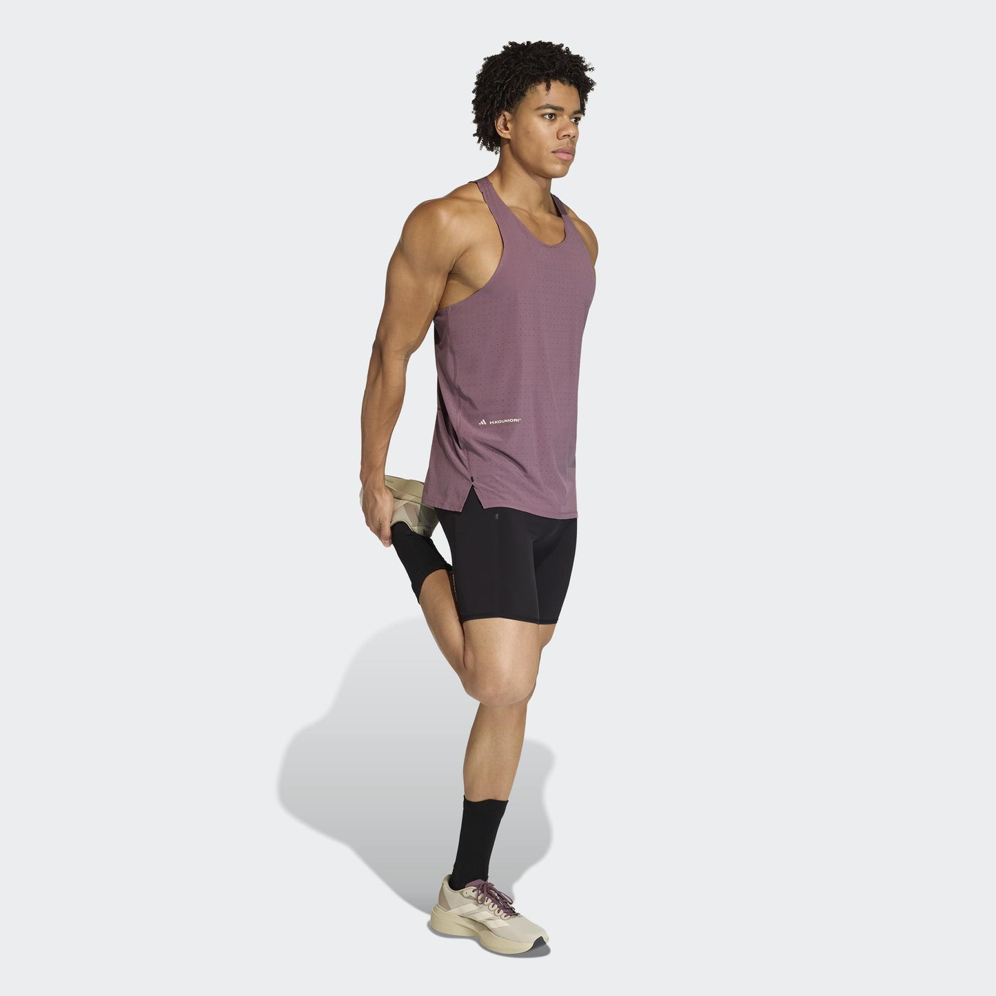 adidas Adi365 H.Koumori Running Singlet | Shadow Fig | Mens
