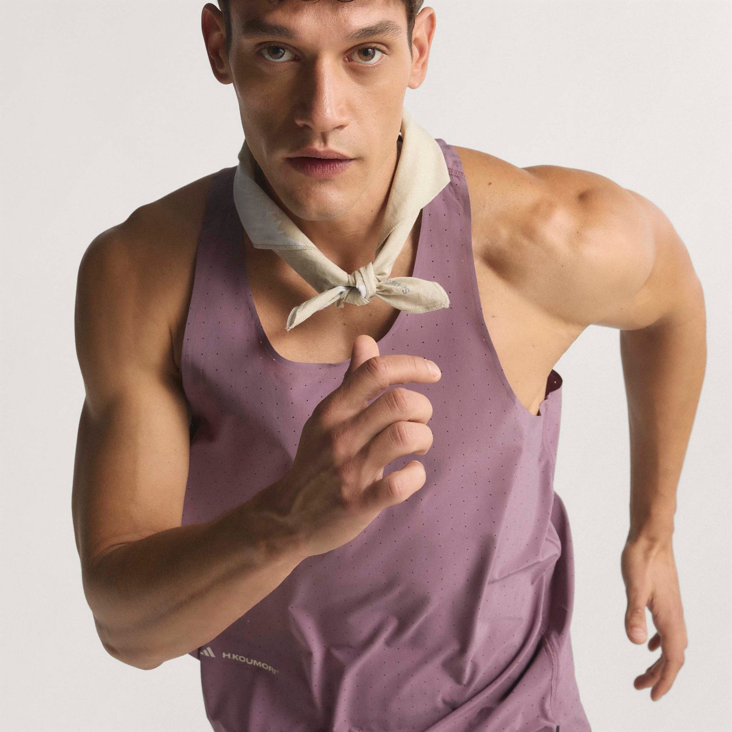 adidas Adi365 H.Koumori Running Singlet | Shadow Fig | Mens