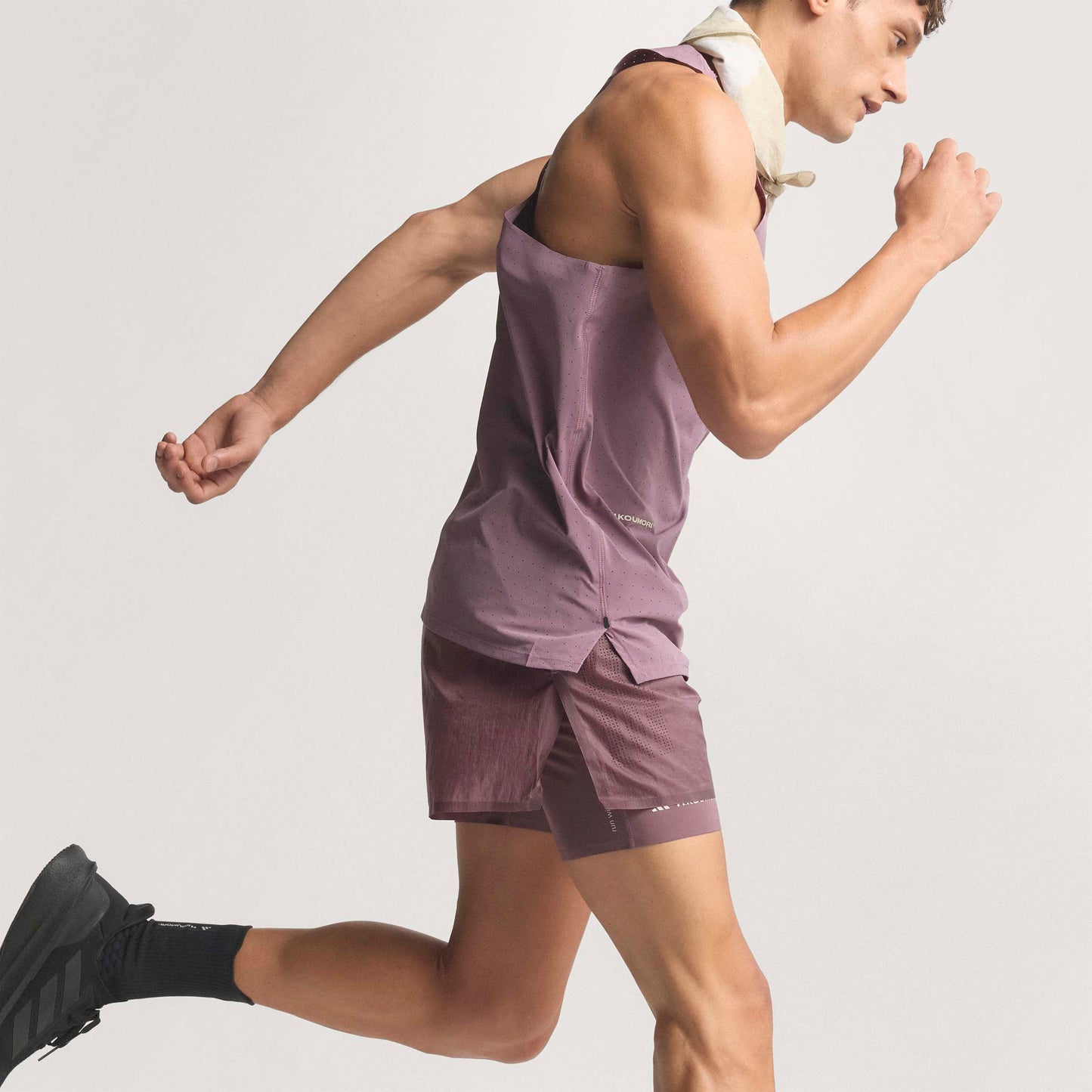 adidas Adi365 H.Koumori Running Singlet | Shadow Fig | Mens