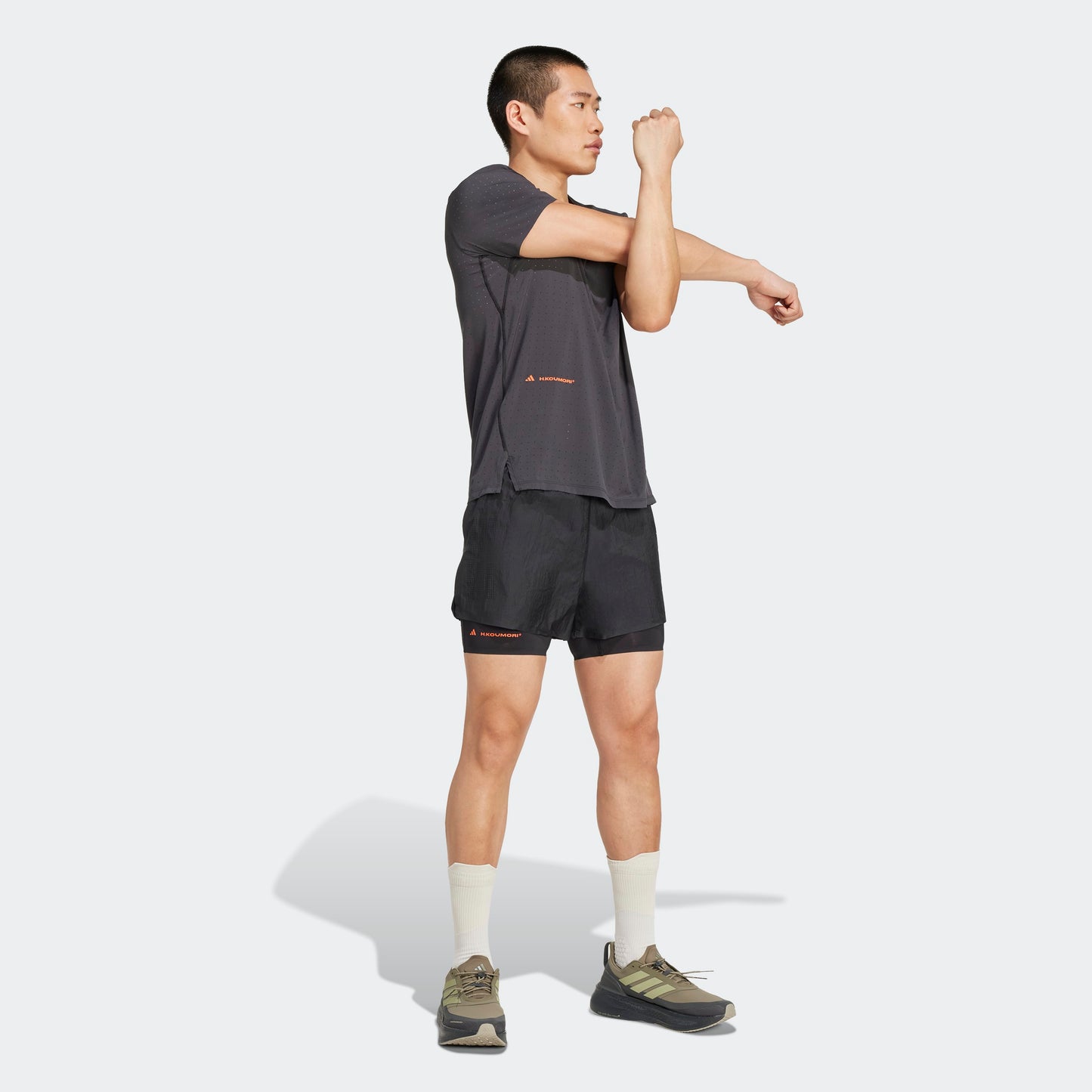 adidas Adi365 H.Koumori Running T-Shirt | Black | Mens