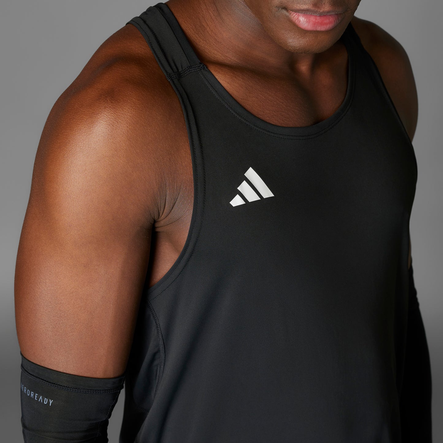Adidas Adizero Essentials Singlet | Black | Mens