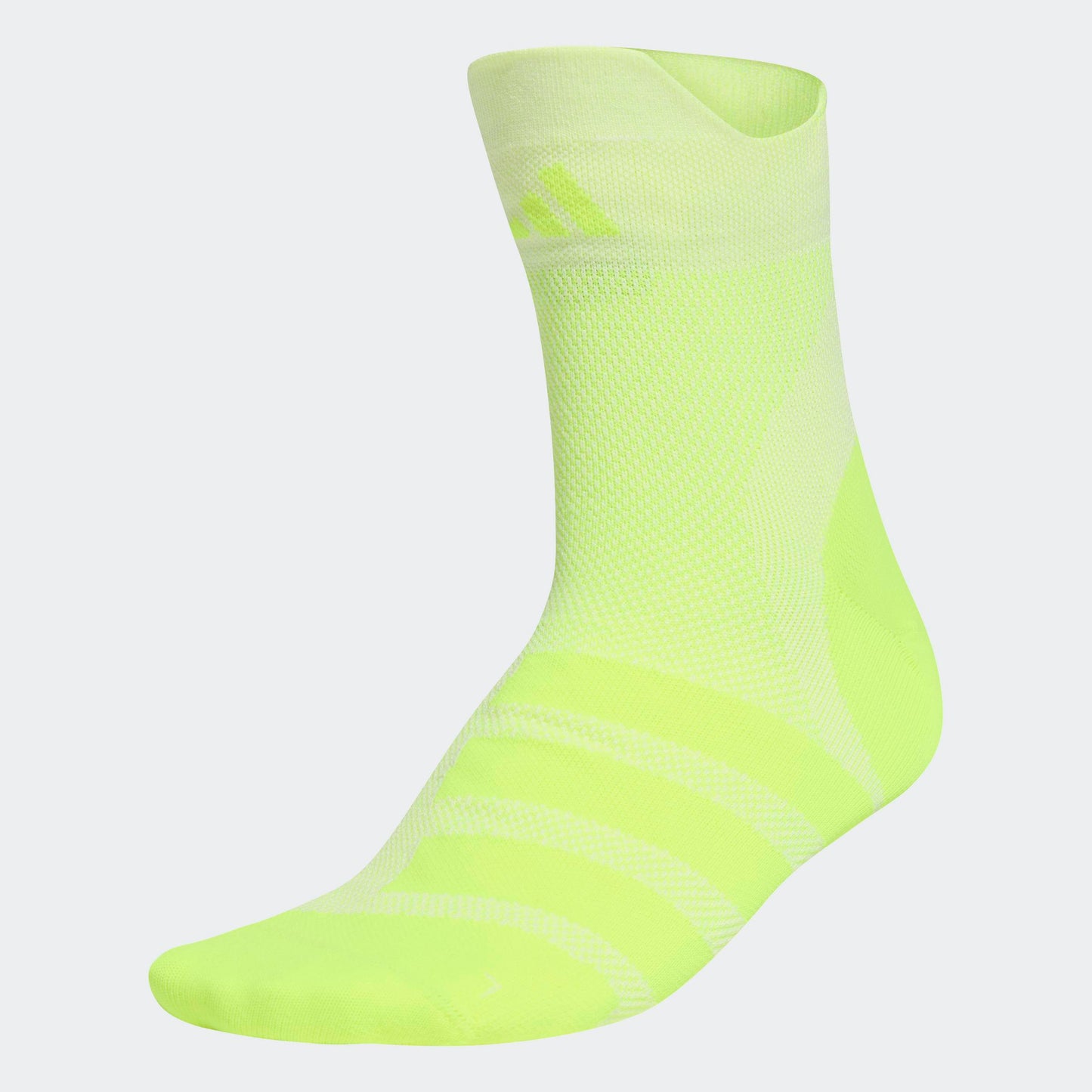 adidas Running x adizero Sock | White / Solar Yellow