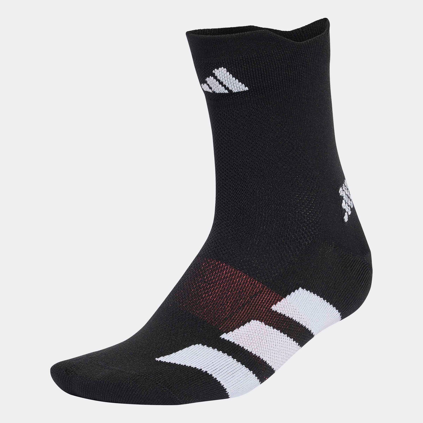 adidas RUNxADIZERO Quarter Sock | Black / White