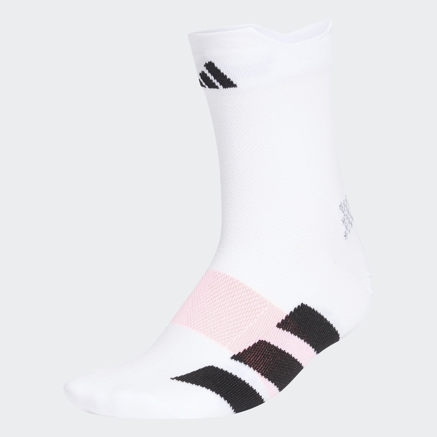 adidas RUNxADIZERO Quarter Sock | White / Black