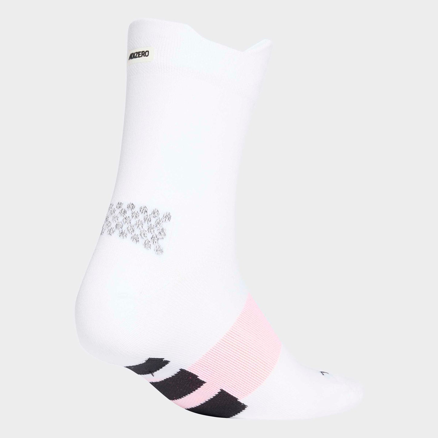 adidas RUNxADIZERO Quarter Sock | White / Black