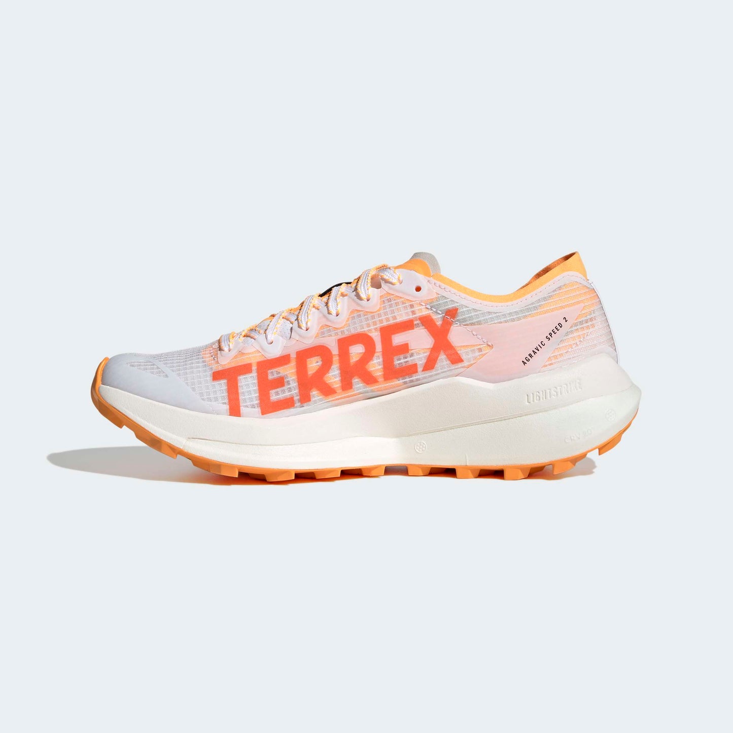 adidas Terrex Agravic Speed 2 | Cloud White / Impact Orange / Lucid Tangerine | Womens