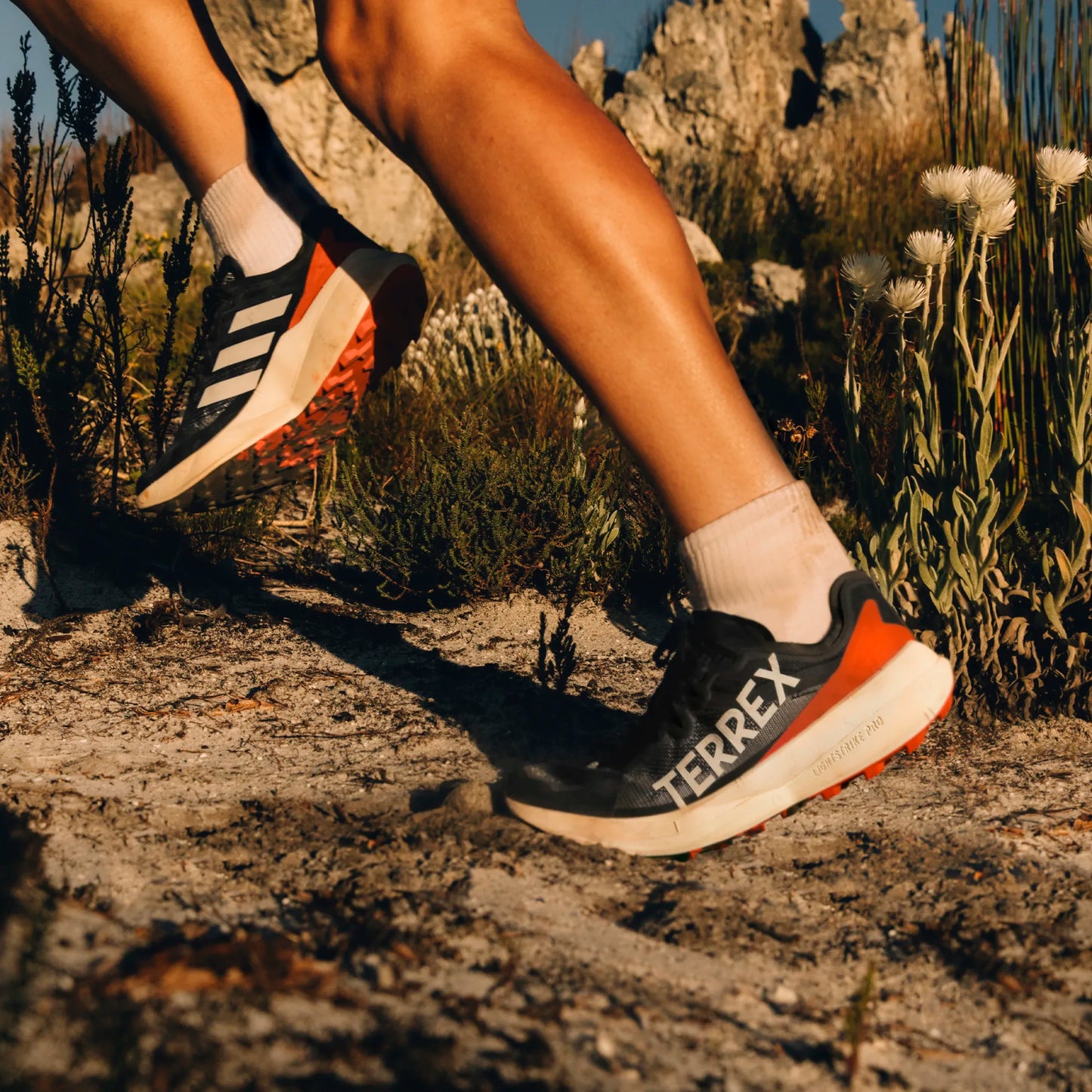 adidas Terrex Agravic Speed | Core Black / Grey One / Impact Orange | Mens