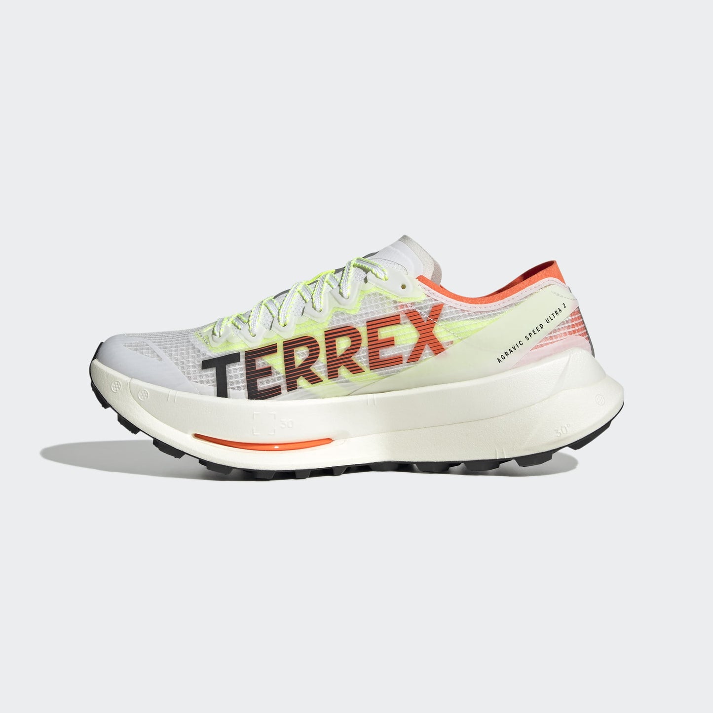adidas Terrex Agravic Speed Ultra 2 | Cloud White / Core Black / Semi Impact Orange | Mens