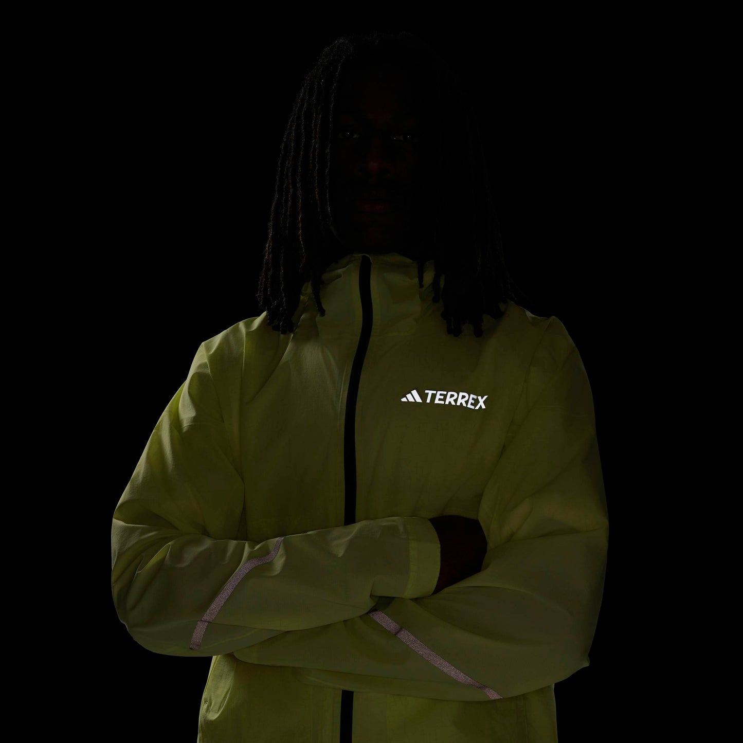 adidas Terrex Xperior 2.5 Layer Light Climaproof Waterproof Jacket | Semi Frozen Lemon | Mens
