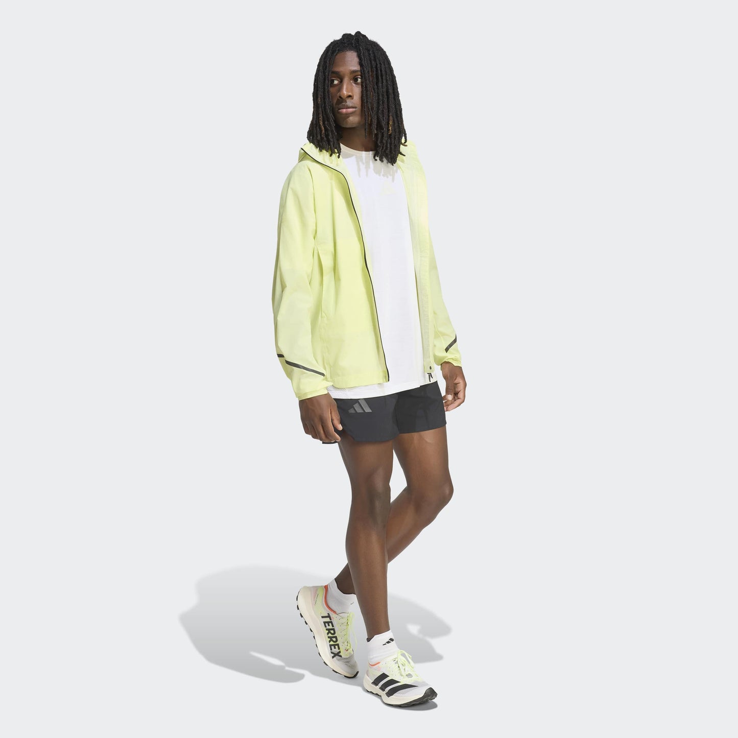 adidas Terrex Xperior 2.5 Layer Light Climaproof Waterproof Jacket | Semi Frozen Lemon | Mens