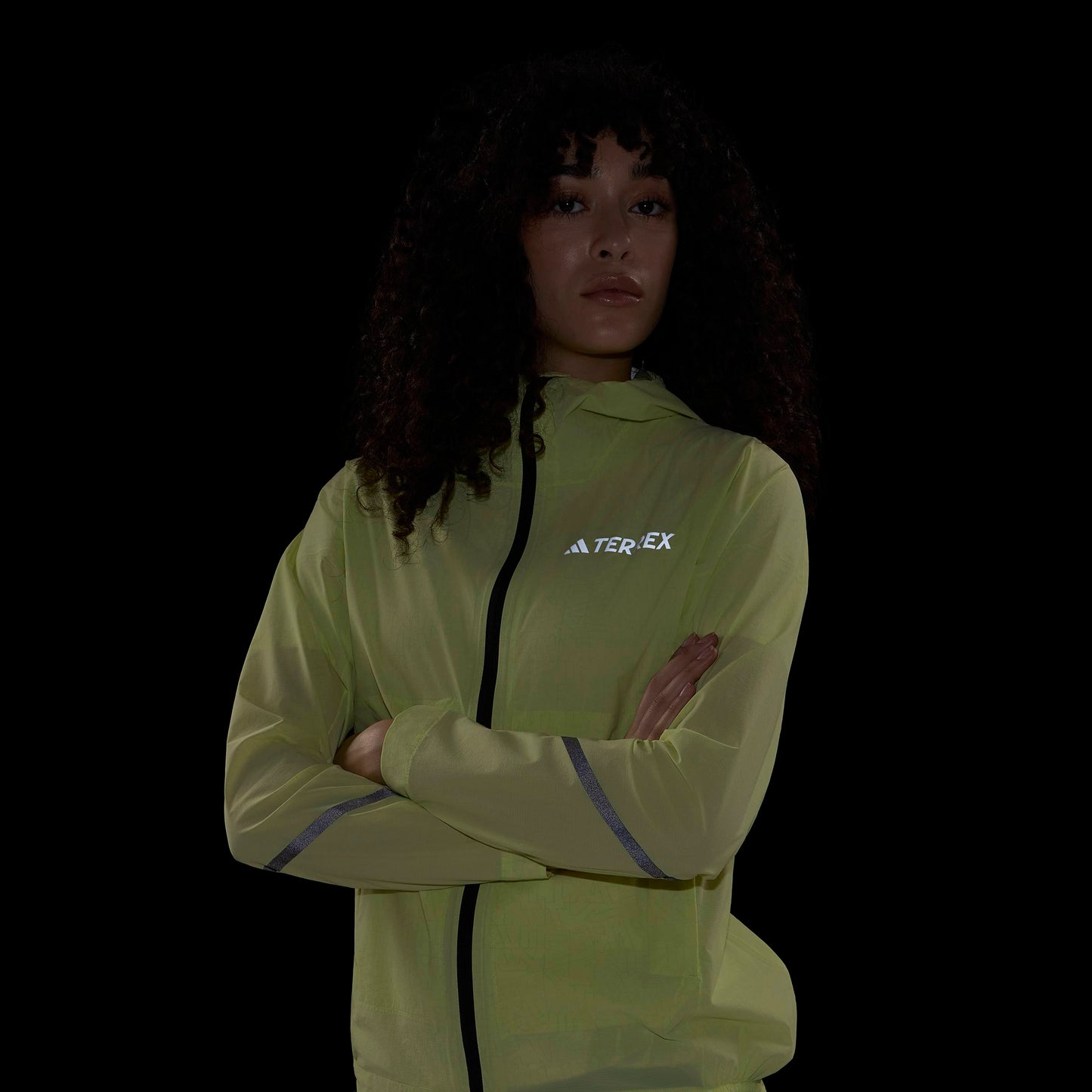 adidas Terrex Xperior 2.5 Layer Light Climaproof Waterproof Jacket | Semi Frozen Lemon | Womens