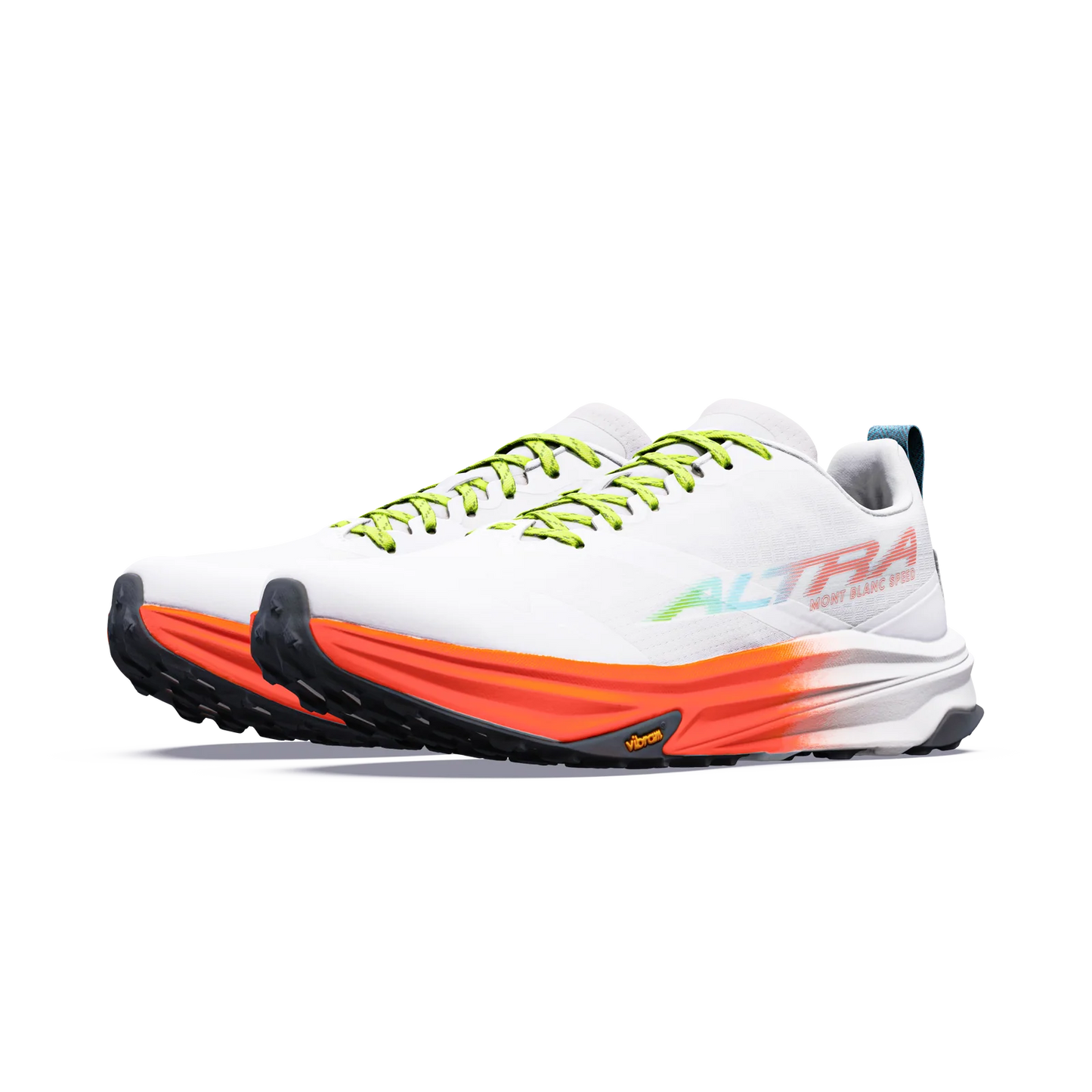 Altra Mont Blanc Speed | White / Fiery Coral / Blue | Womens