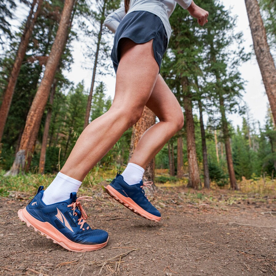 Altra Lone Peak 8 Navy Coral Womens The Trail Co