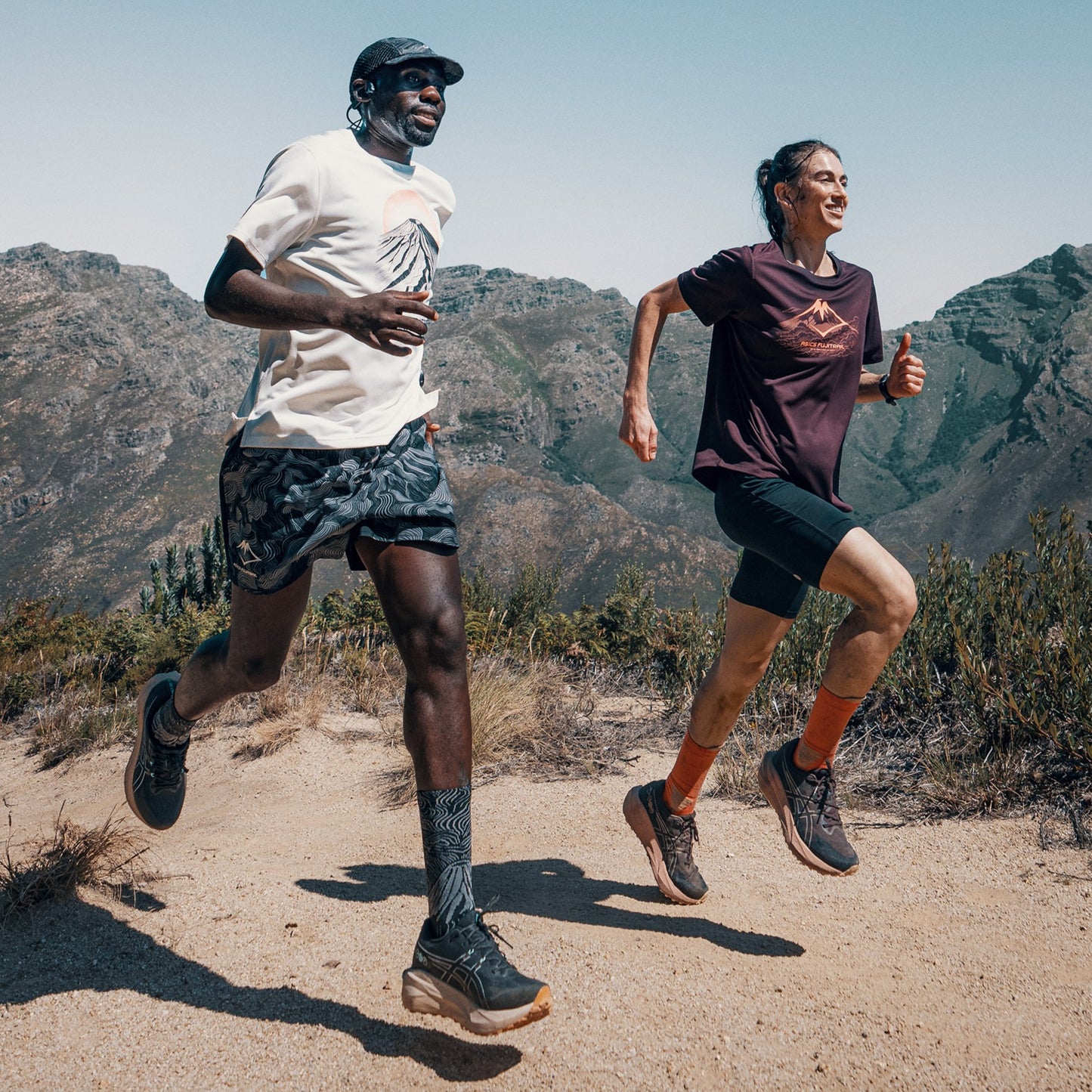 Asics Fujitrail All Over Print 5 Inch Short | Performance Black | Mens