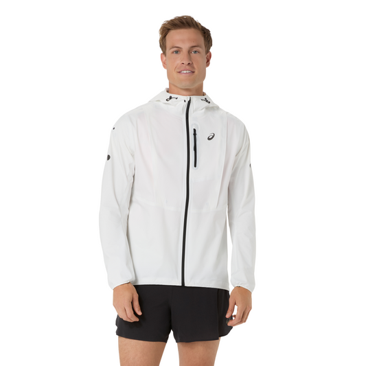 Asics Fujitrail Elite Waterproof Jacket | Cream | Mens