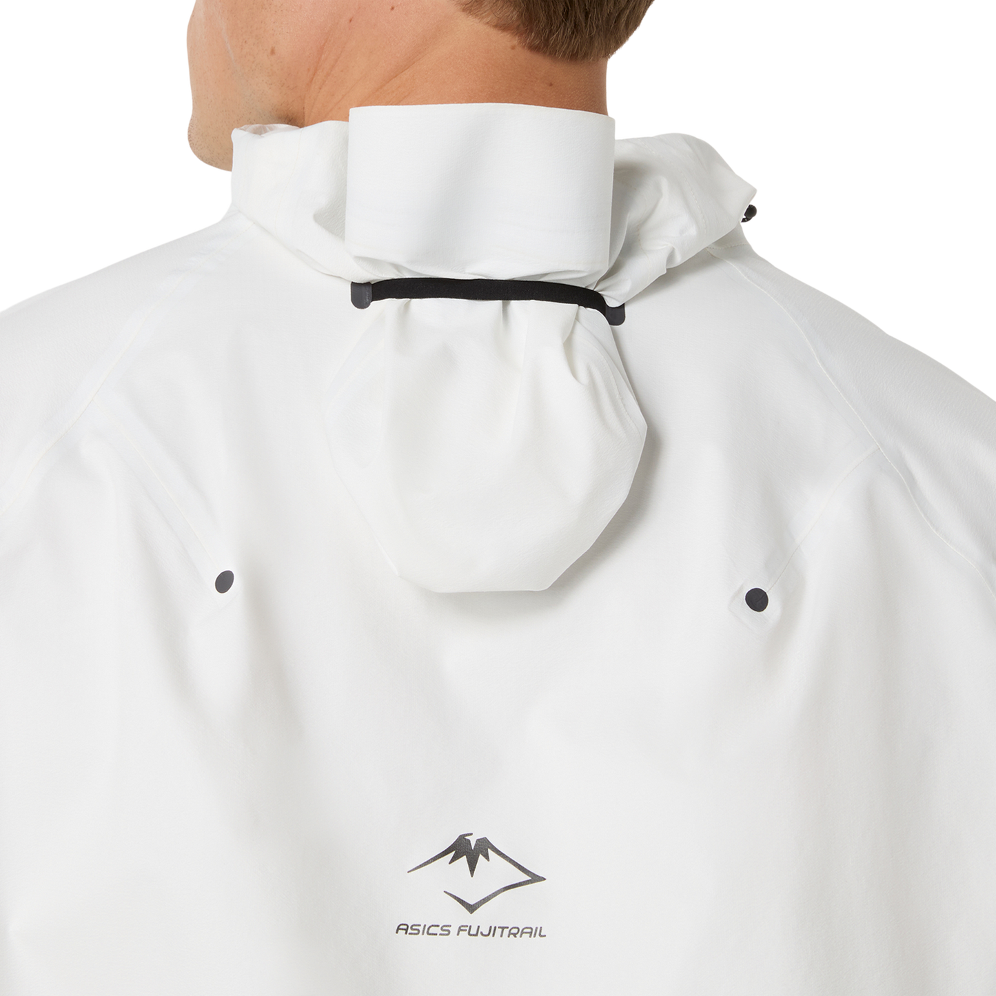 Asics Fujitrail Elite Waterproof Jacket | Cream | Mens
