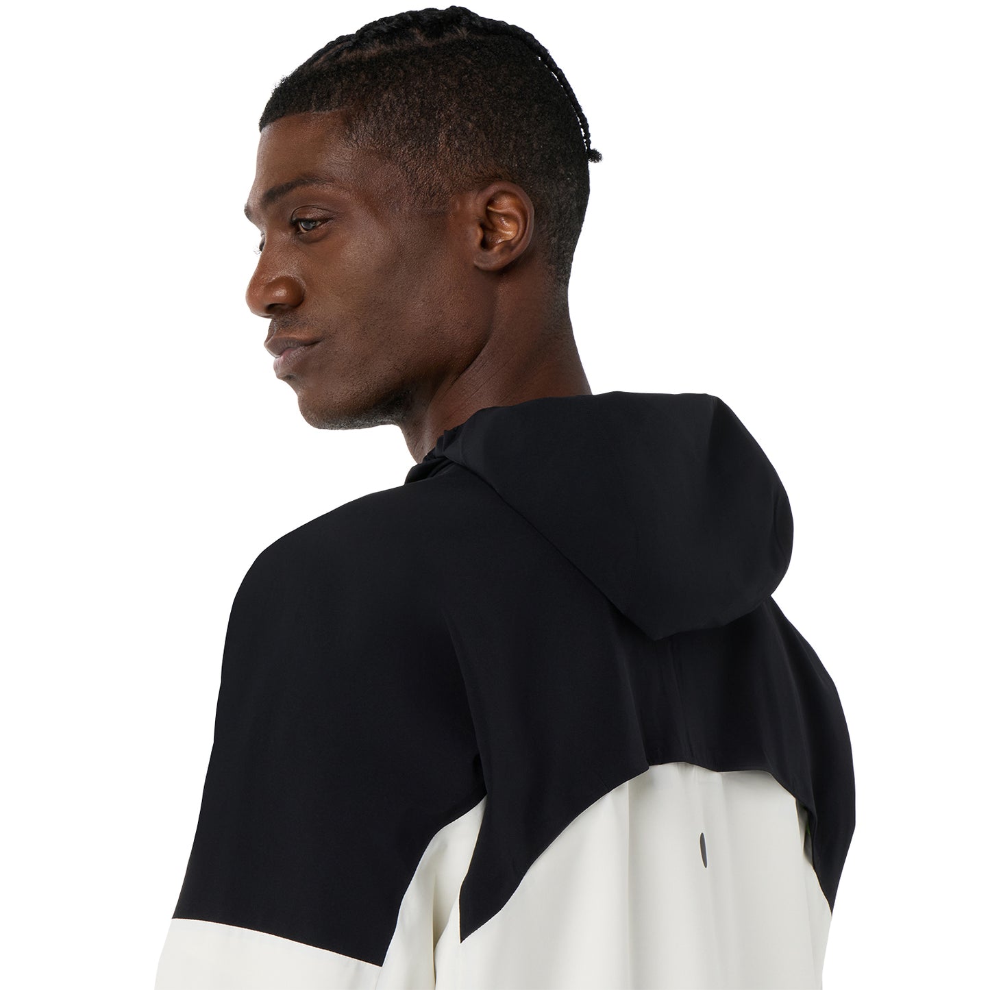 Asics Metarun Legend Waterproof Jacket | Cream / Performance Black | Mens