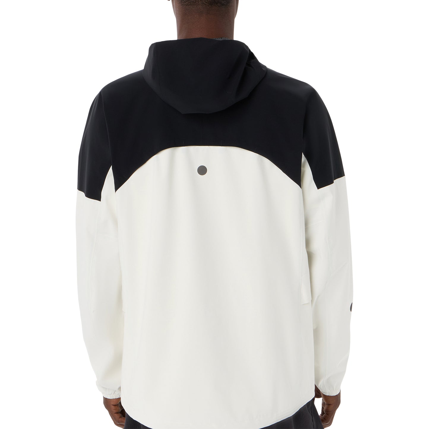 Asics Metarun Legend Waterproof Jacket | Cream / Performance Black | Mens