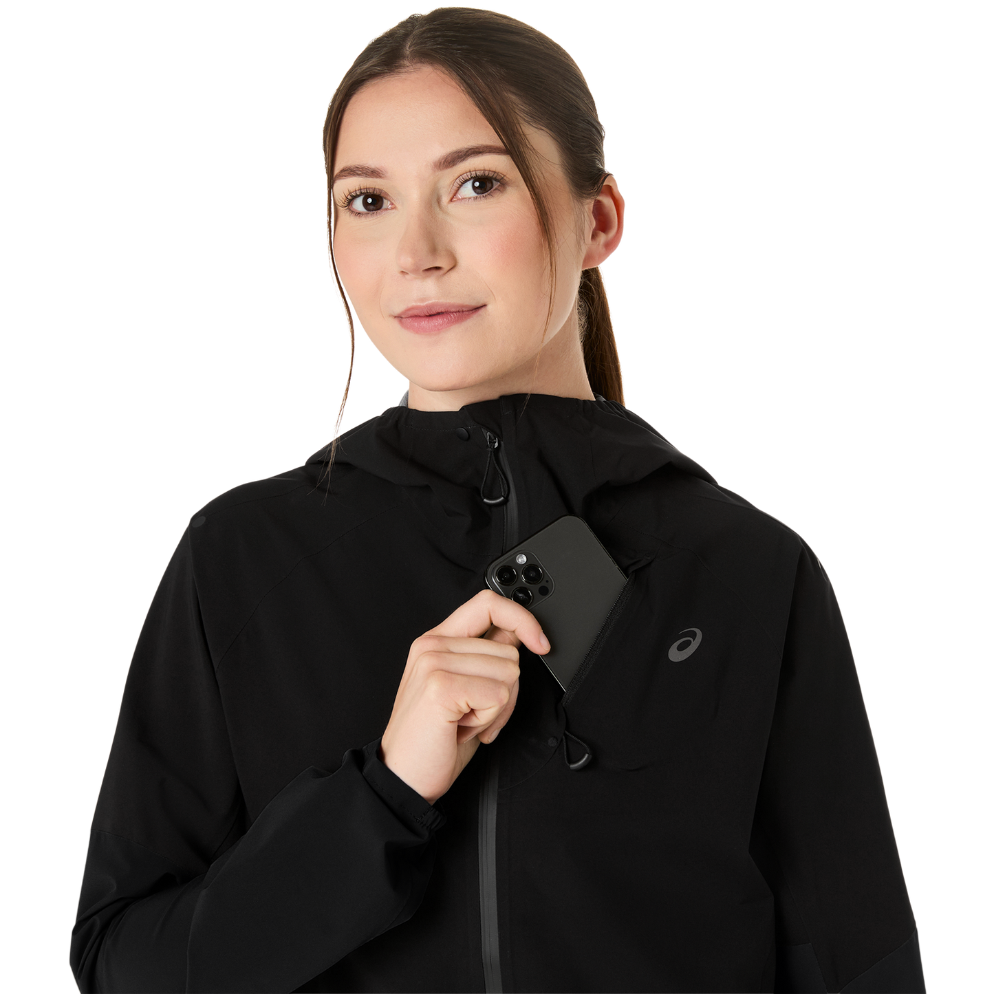 Asics Metarun Legend Waterproof Jacket | Performance Black | Womens
