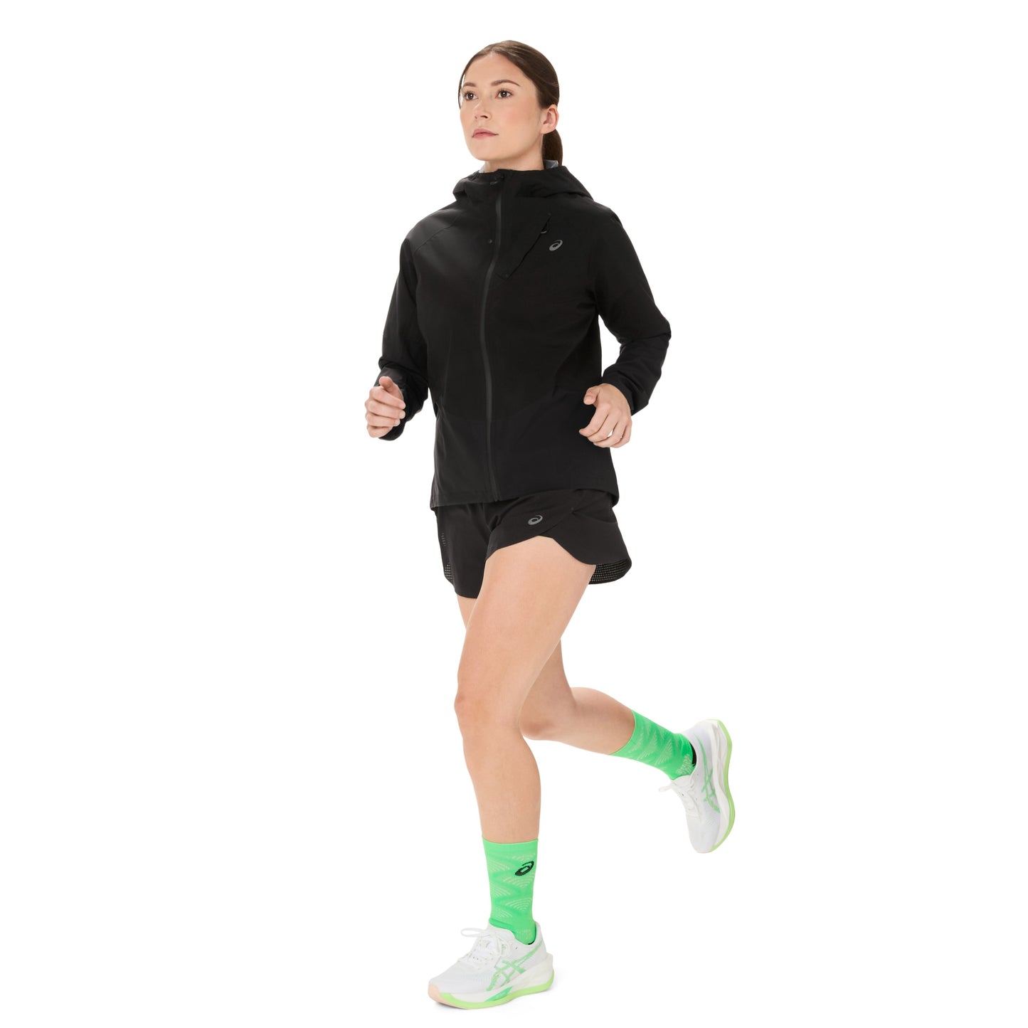 Asics Metarun Legend Waterproof Jacket | Performance Black | Womens