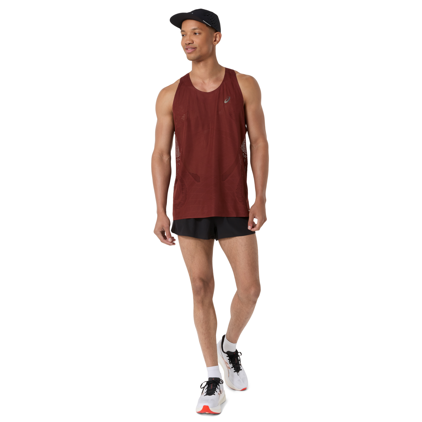 Asics Metarun Singlet | Singed Red | Mens