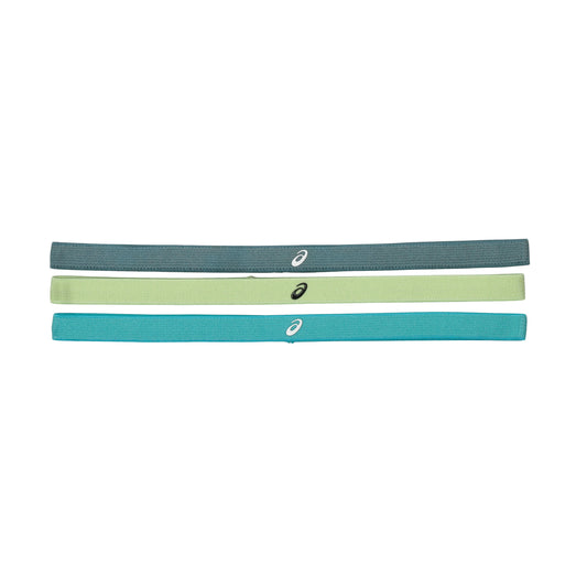 Asics Performance Head Band 3 Pack | Energy Aqua / Illuminate Yellow / Foggy Teal