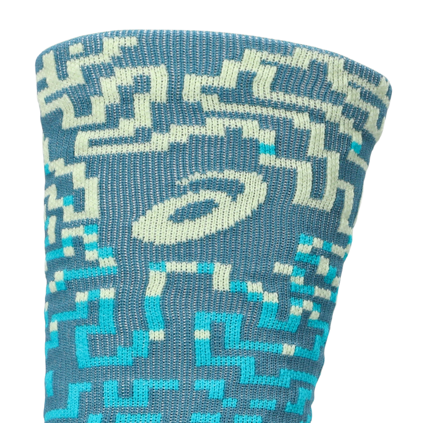 Asics Performance Run Crew Sock | Foggy Teal / Energy Aqua