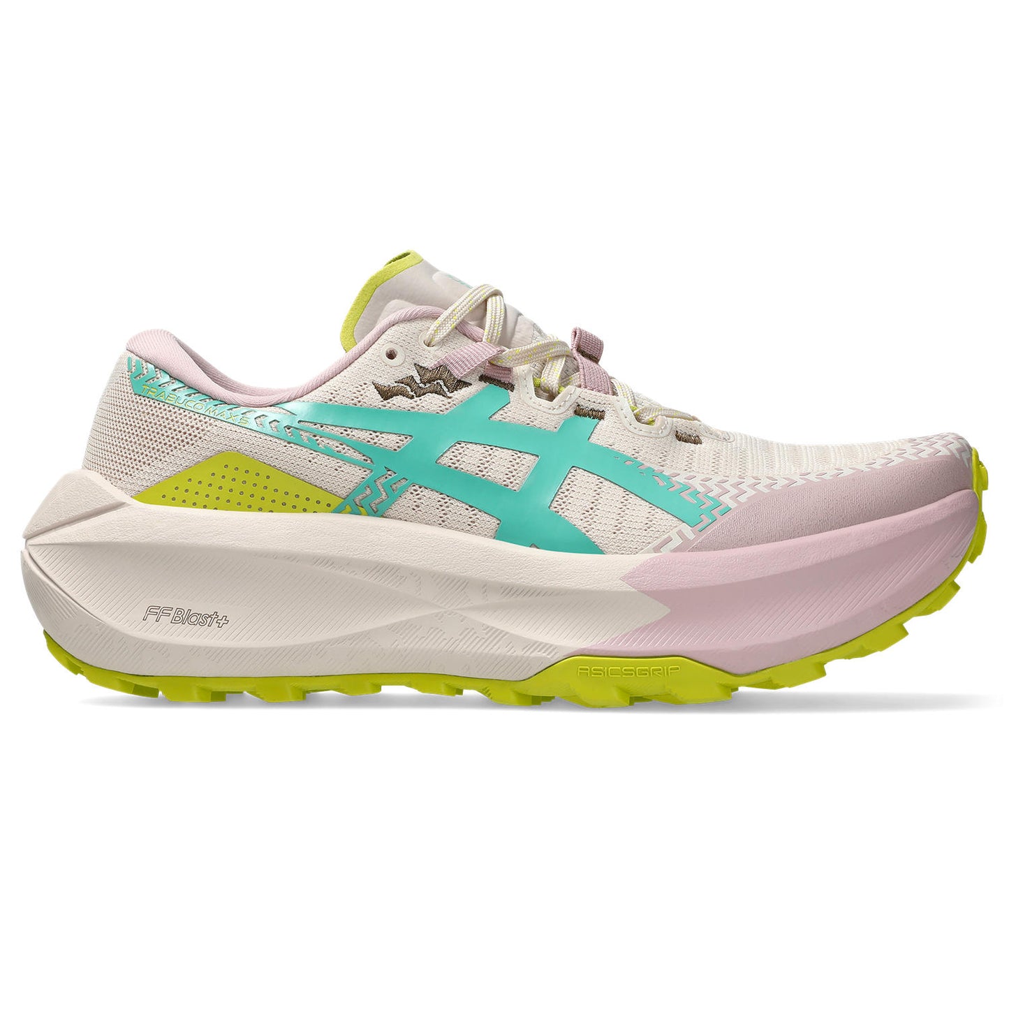 Asics Trabuco Max 5 | Mineral Beige / Aurora Green | Womens