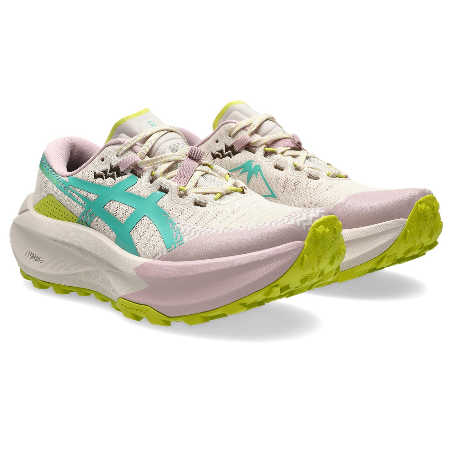 Asics Trabuco Max 5 | Mineral Beige / Aurora Green | Womens