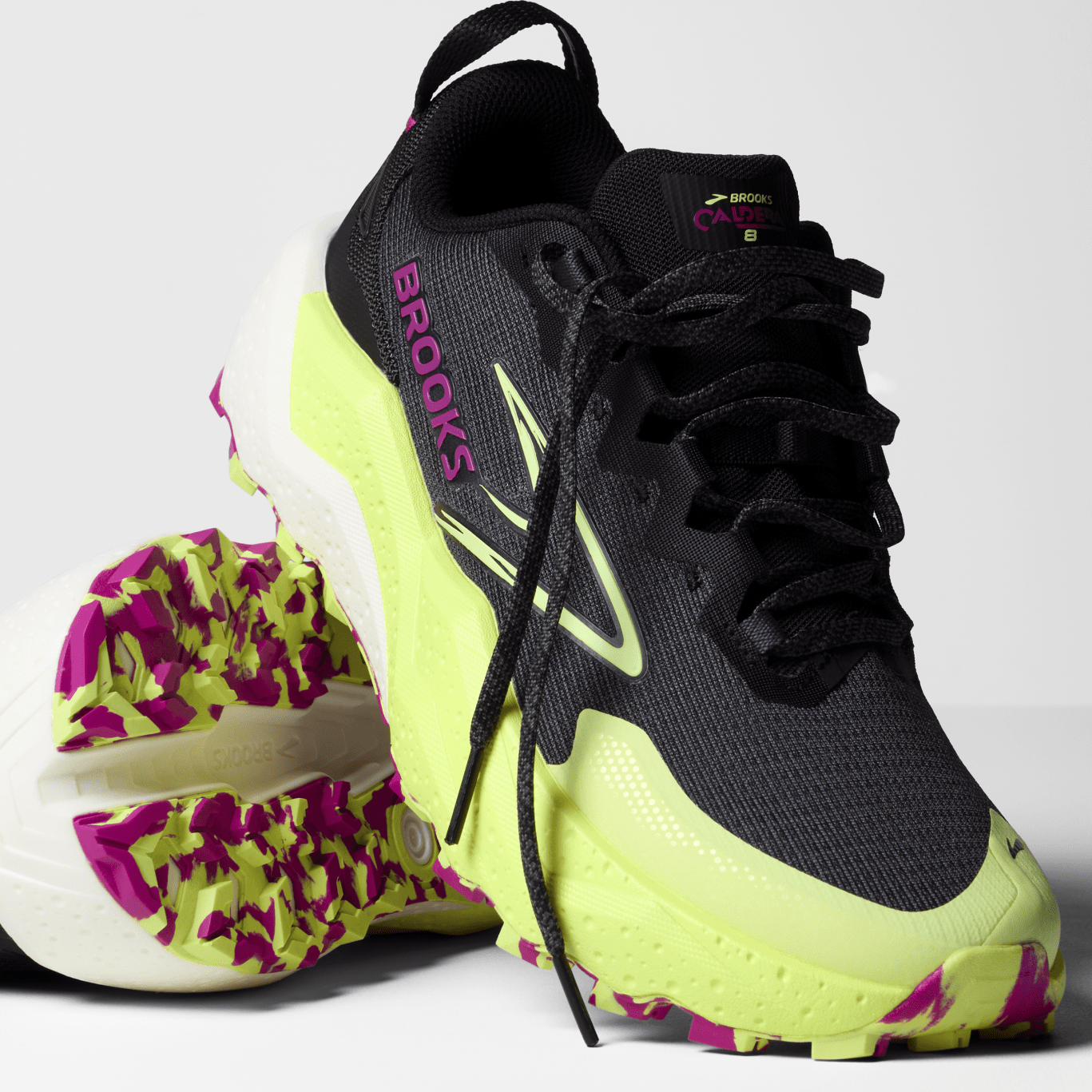 Brooks Caldera 8 | Grey / Black / Lime | Womens