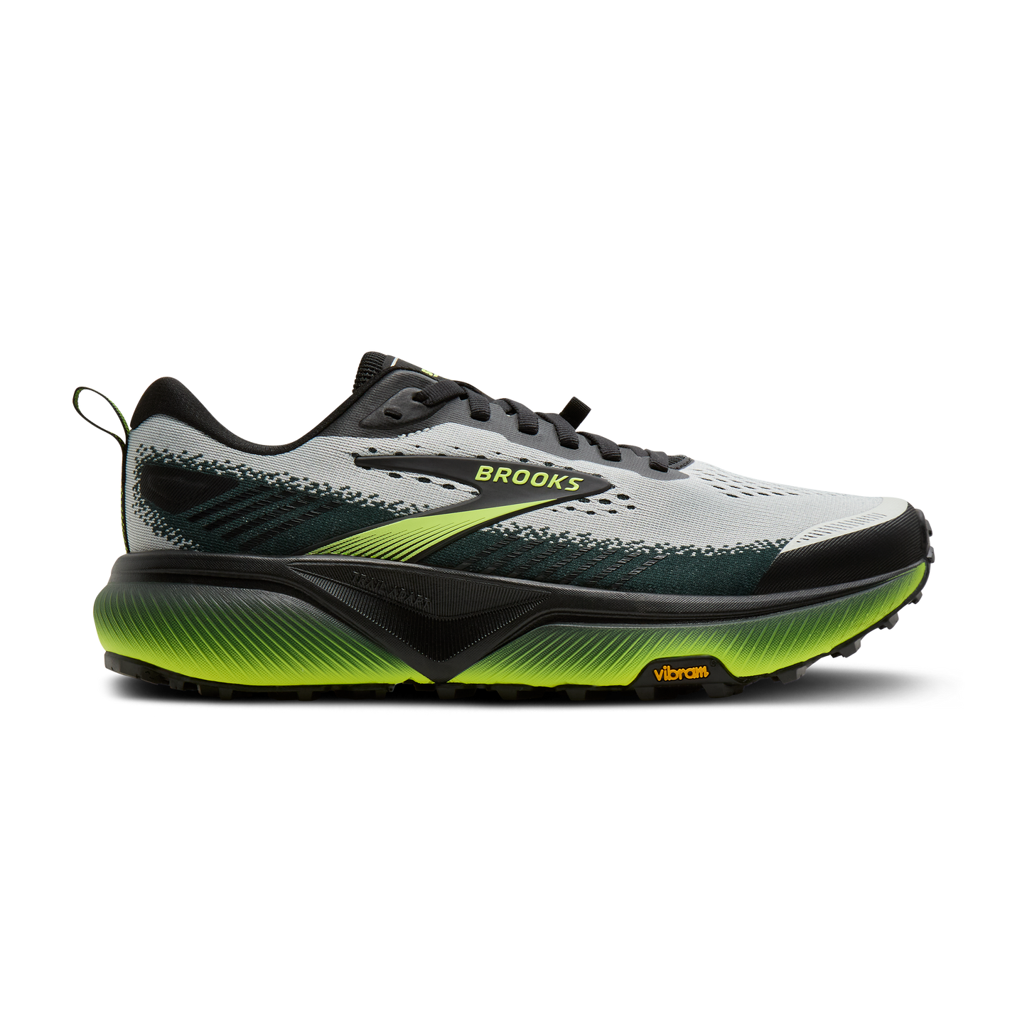 Brooks Cascadia 20 Wide | Grey / Black / Nightlife | Mens