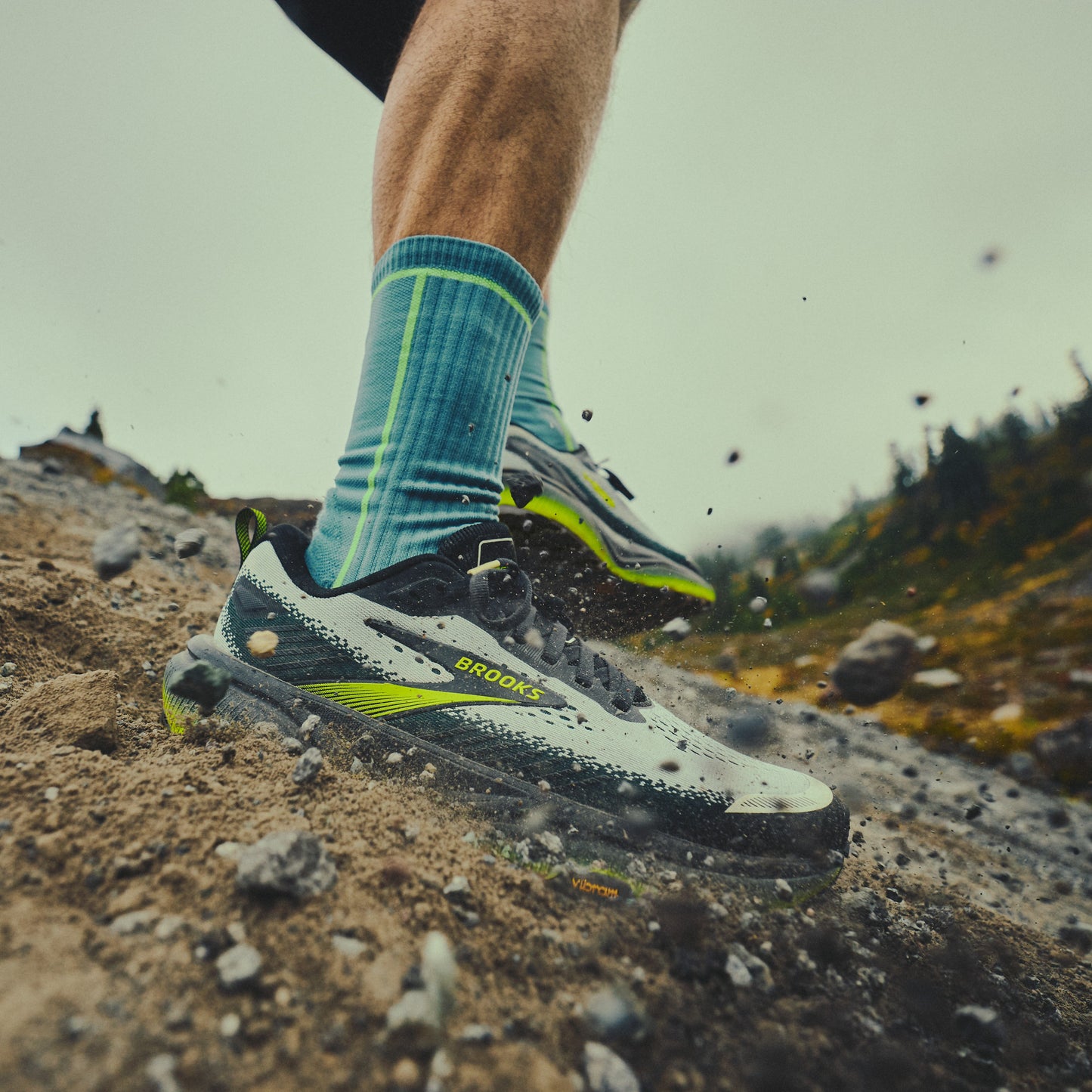 Brooks Cascadia 20 Wide | Grey / Black / Nightlife | Mens
