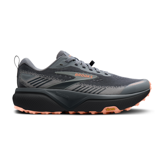 Brooks Cascadia 20 | Grey / Grey / Peach | Womens