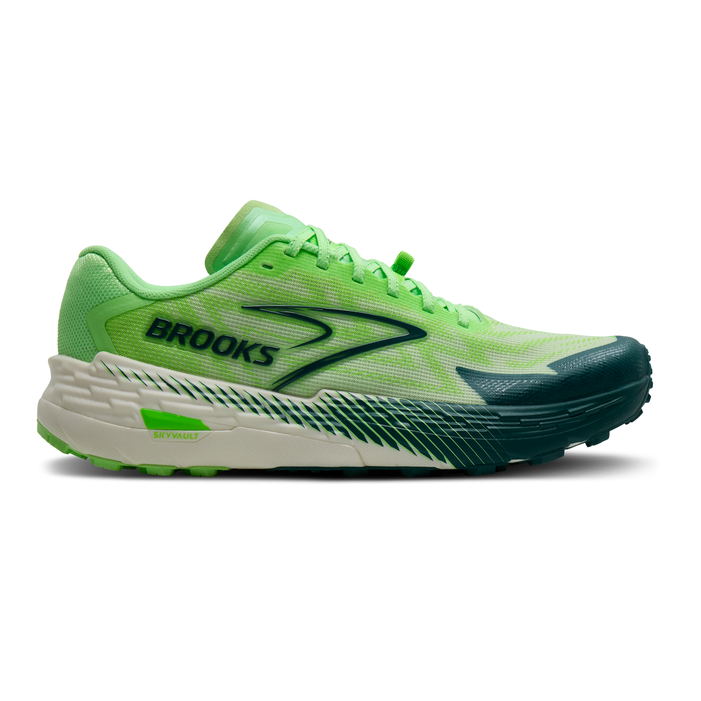 Brooks Catamount 4 | Green / Green Gecko / Atlantic Deep | Mens
