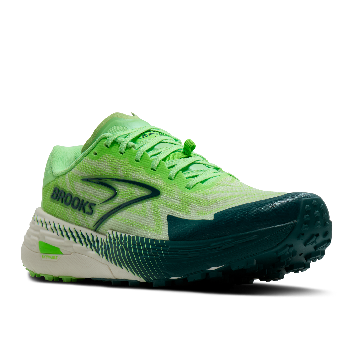 Brooks Catamount 4 | Green / Green Gecko / Atlantic Deep | Mens