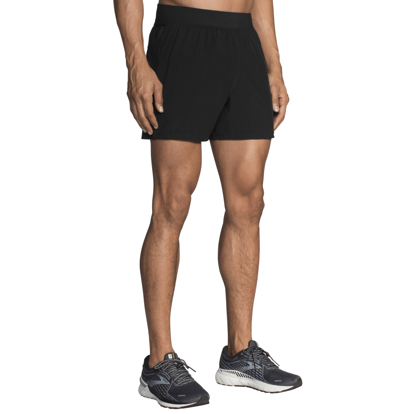 Brooks Sherpa 5" Short | Black | Mens